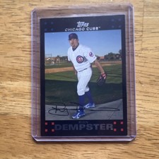 Topps 2007 Ryan Dempster #9 Chicago Cubs Baseball Card Base Set
