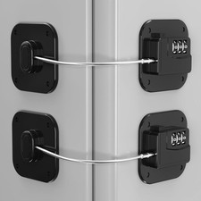 Refrigerator Lock - Heavy Duty Fridge  Cabinet Lock, Keyless Combination Loc...