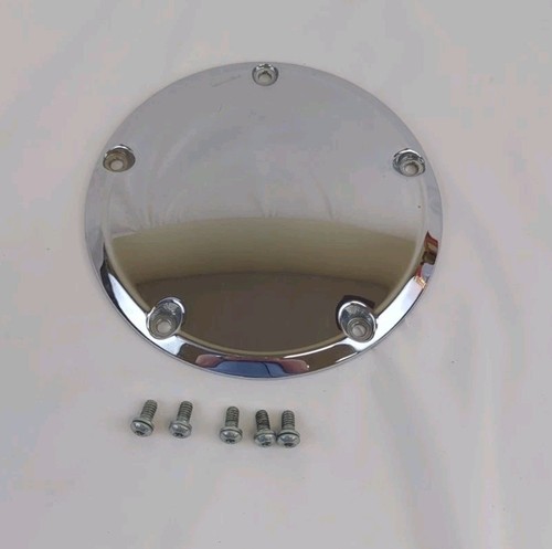 OEM Harley Davidson Clutch Derby Cover 5 Hole Polished 25415-99