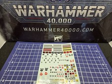 OOP Space Ork Transfers Decals Sheets x1 Warhammer 40k Orks