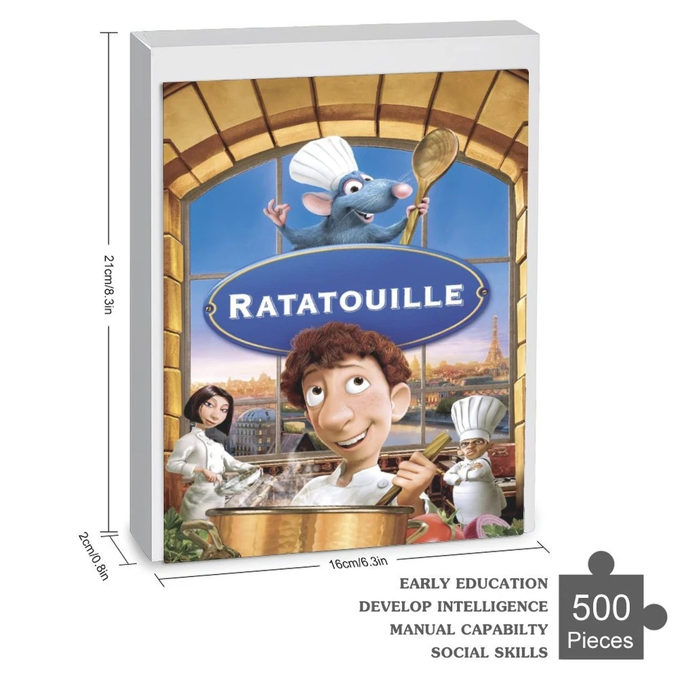 Ratatouille Jigsaw Puzzle 500 Pieces  Gift for Girls Boys - Image 2 of 4