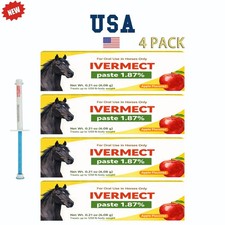 Best Value 4 Pack Horse Dewormer Paste Apple Flavor - Smart Choice