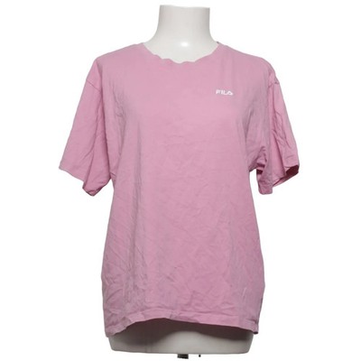Fila, T-shirt, Größe: L, Pink, Baumwolle, Einfarbig, Damen #Fgh