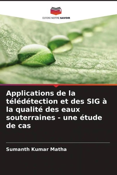 Sumanth Kumar Matha | Applications De La TéLéDéTection Et Des SIG à La...-image