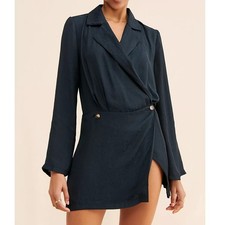 Free People Simone Tailored-Inpired Wrap Dress