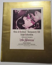 THE HEIRESS Pressbook 1949 MONTGOMERY CLIFT OLIVIA deHAVILLAND Original UNCUT