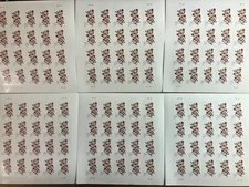 2 OUNCE 4-EVER  - FLOWERS / WEDDING - 5 SHEETS OF 20 (100)