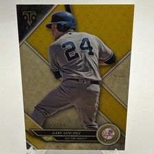 2017 Topps Triple Threads Gold 58/99 Gary Sanchez #23 Yankees
