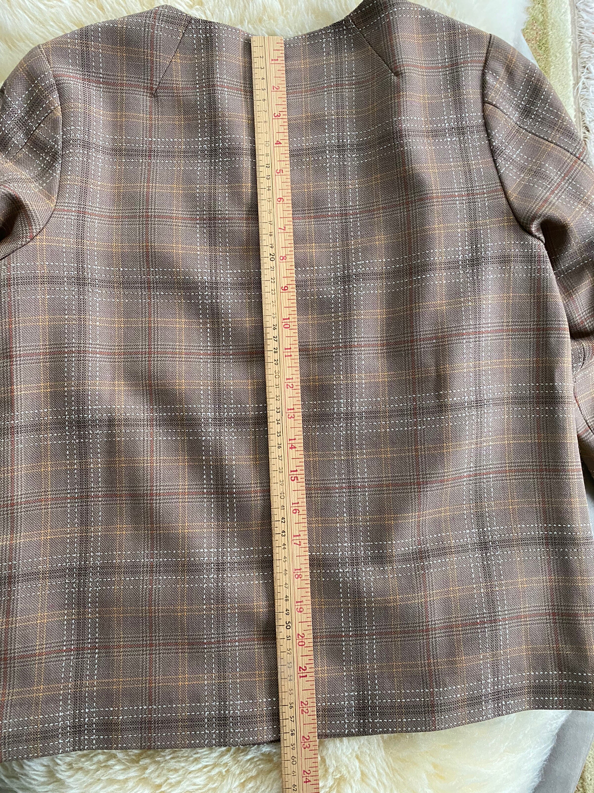 Pendleton Wool Tunic Top Fully Lined Brown & Tan … - image 9