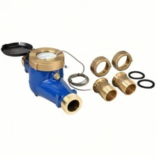 PULSAFEEDER MTR404-G Flowmeter,100 GPM,150 PSI,1.5 In,1.0 PPG(c)