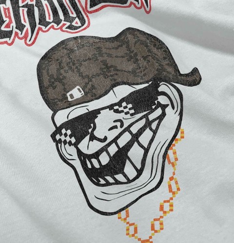 Troll Face Funny Internet Meme Thug Life Newborn Baby Boy Girl Infant Romper - 第 5/8 張圖片