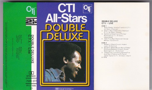CTI - All-Stars - C.T.I - Live - Cassettes 1978 2xLP on Cassette CTI Jazz Label - Picture 3 of 5