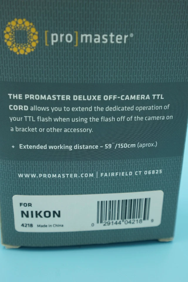 ProMaster Deluxe Off-Camera TTL Cord for Nikon - Image 4 of 4
