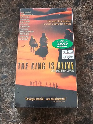 BRAND NEW The King Is Alive (VHS; 2001) Bruce Davison RARE Sealed OOP Watermarks