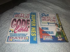 Datel Pro Action Replay Super Nintendo Instructions & Code Cards Only No Cart