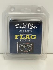 Salt Life Amerisheild Diving Flag USA Patriotic Fishing Boating 12x18 Red White