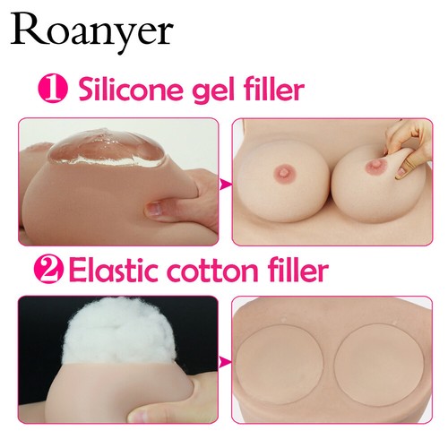 Roanyer Silicone Breast Form Plus G Cup Suiable Weight:Over 260lbs! Crossdresser - Picture 8 of 15