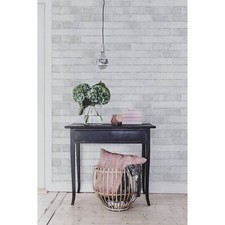 White wall brick white Home wall mural Traditional Non-woven wallpaper