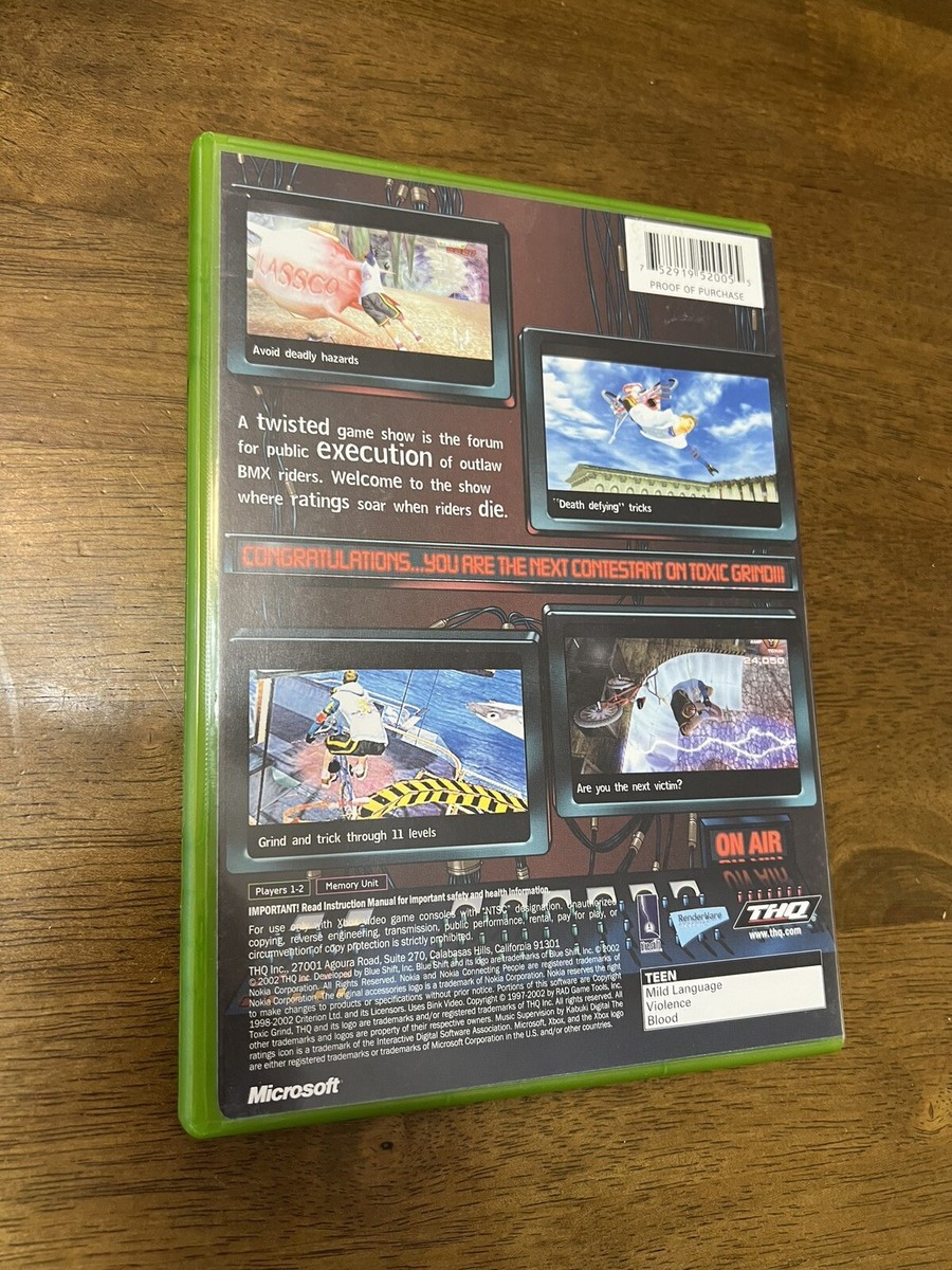 Toxic Grind (Microsoft Xbox, 2002) CIB 752919520055| eBay