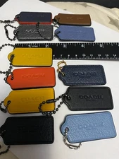 2.5 "  COACH Bag Hang Tag / Key Chain / authentic  pick one
