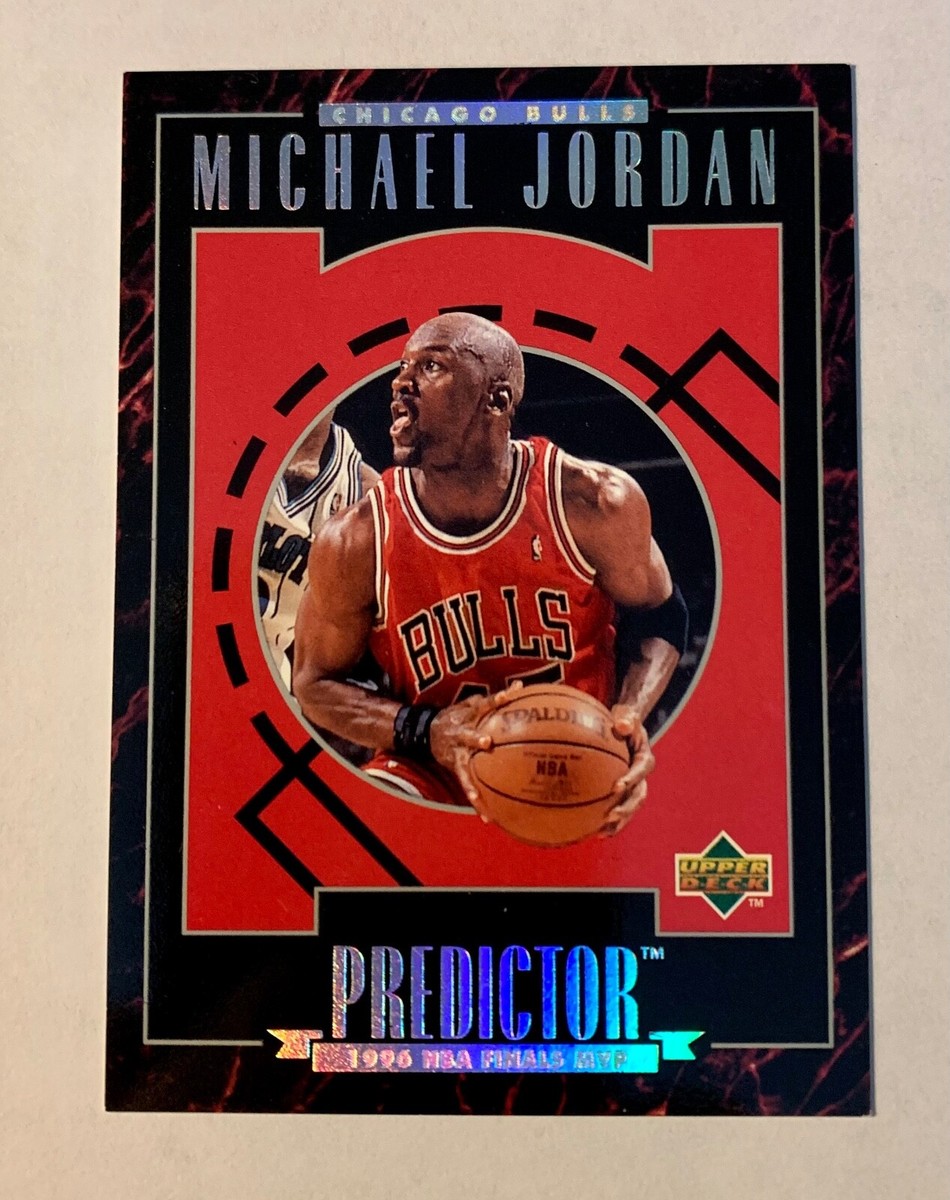 Michael Jordan 5 TIME NBA MVP カード 1995-96 NBA Upper Deck Predictor Michael Jordan #R5 Finals
