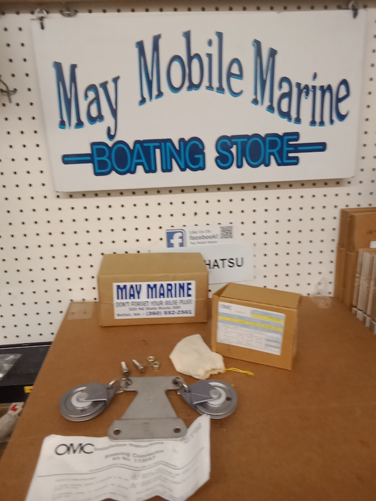 0173047 OMC "Rope Steering Cable Pulley Kit" Evinrude Johnson Outboard 35HP eBay