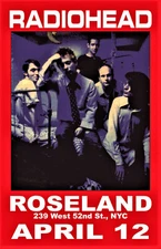RADIO HEAD Concert Poster 12"x18" FREE SHIPPING