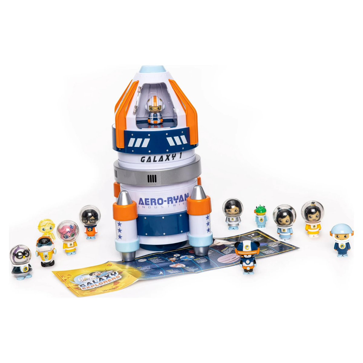 Ryan's World Galaxy Explorer Space Rocket Ship Playset Toys For