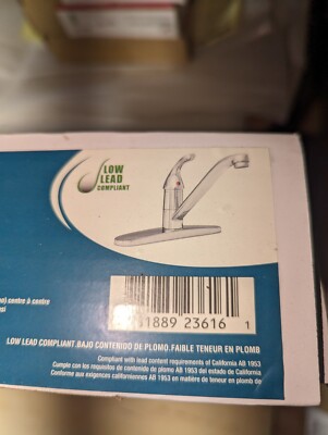 ProFlo Single Handle Kitchen Faucet Polished Chrome PFXC3101CP 3 Hole Mount NEW