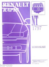 RENAULT RAPID CLIMATIZZATORE Funzione Diagnostica Riparazione MANUALE OFFICINA