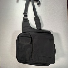 FAO Schwarz Baby Diaper Bag Cross Body Insulated Messenger Style Black