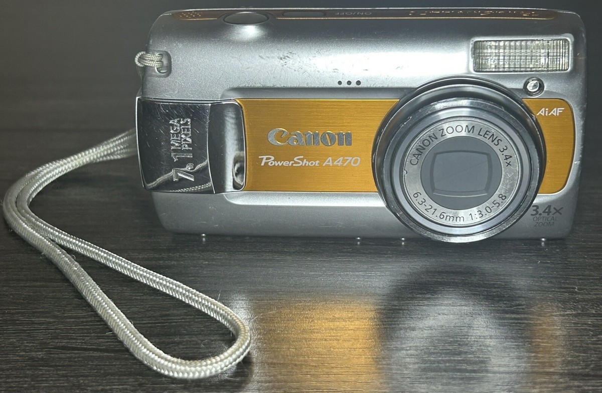 TESTED* Canon PowerShot A470 Digital Camera 7.1MP 3.4x Optical