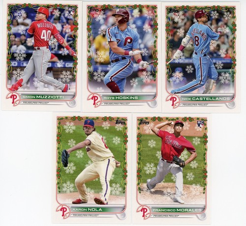 2022 Topps Holiday Philadelphia Phillies 11 Card Team Set - HARPER - Picture 2 of 2
