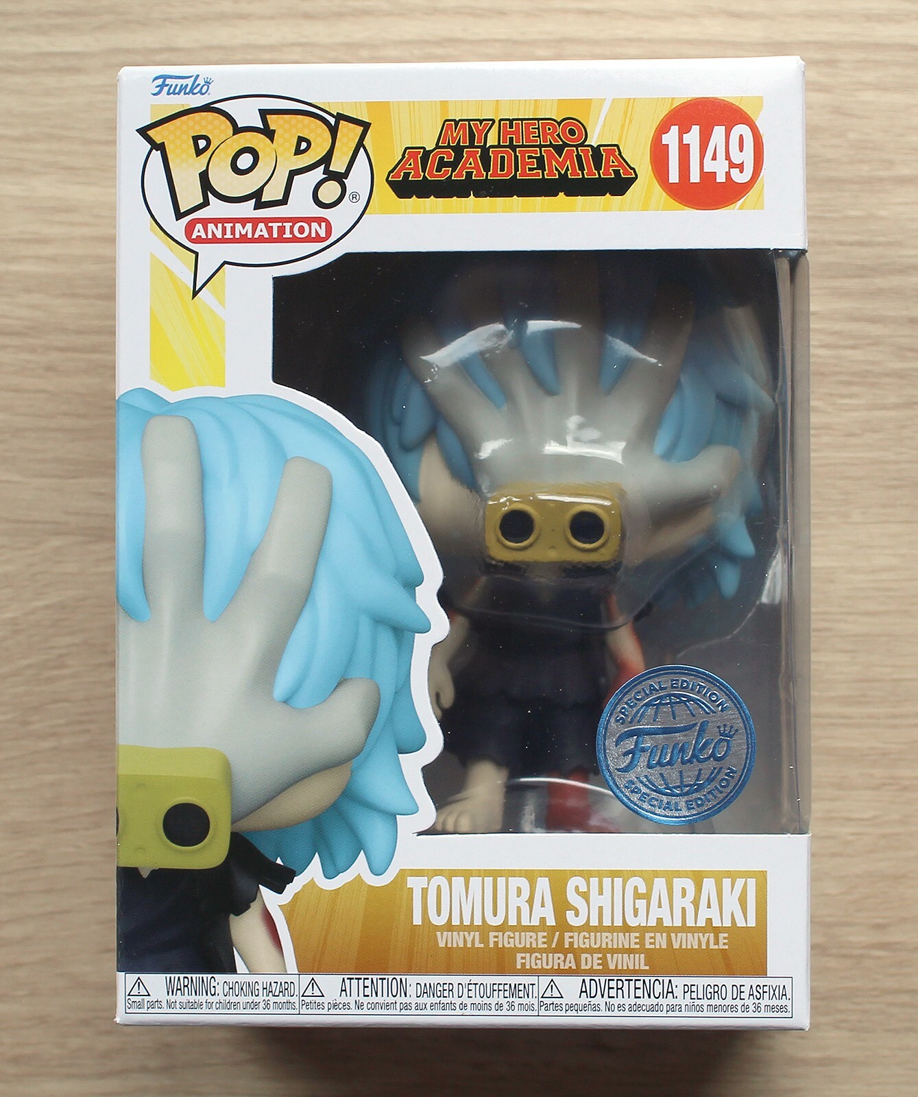 Funko Pop My Hero Academia Tomura Shigaraki #1149 (Daños En Caja) + Protector Gratuito
