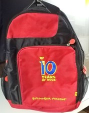 Build-A-Bear Workshop  10 YEARS OF HUGS  RARE Red Backpack For Kids-Girls Boys