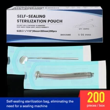 Self Sterilization Pouches Pouch Autoclave, Sterilizer Bags Dental Tattoo Nail