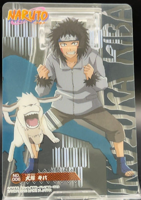 Inuzuka Kiba No.006 NARUTO Card TCG Bandai 2005 Vintage Anime TCG