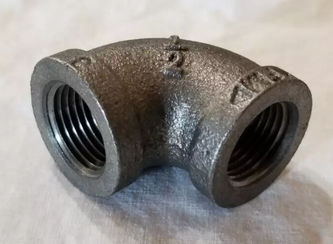 50 Pack 1/2" Black Iron 90 Degree Elbow Elbows Female Thread 1/2 X 1/2" E90-12 - Image 3 of 4
