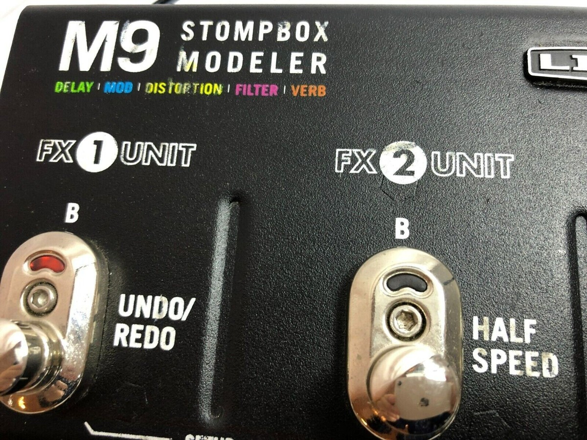 LINE6 M9 Stompbox Modeler アダプター付 LINE6 M9 Stompbox Modeler W/adapter Guitar Effect Pedal In