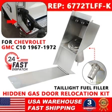 Taillight Fuel Filler Hidden Gas Door Relocation Kit For Chevrolet GMC 67-72 US