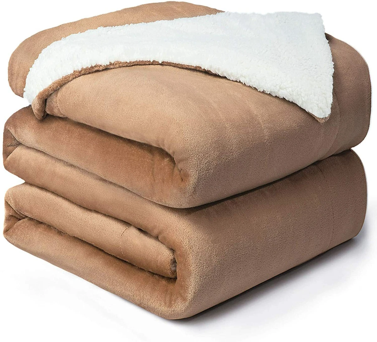 Bedsure sherpa fleece blanket queen size outlet