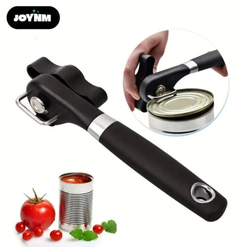 Safe Cut Manual Can Opener, Smooth Edge Can Opener - Can Opener Handheld With...