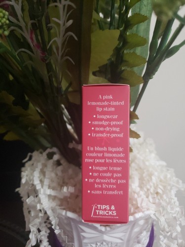 Benefit Play Tint 6.0ml/0.2oz "Pink Lemonade" Travel Size NIB $26 - Picture 7 of 10