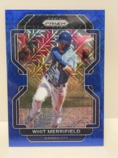 Whit Merrifield - 2022 Panini Prizm Baseball #136 - Blue Mojo Prizms #44/199
