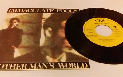 IMMACULATE FOOLS ~ Another mans world SPANISH PROMO one sided single 