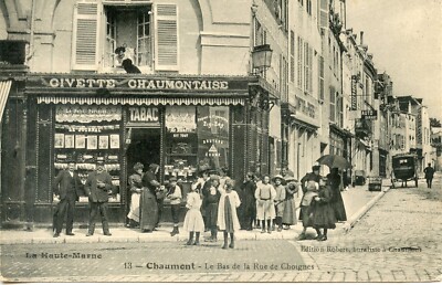 AK / CHAUMONT LE BAS DE LA RUE DE CHOIGNES / TABAK / LADEN
