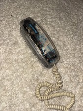 Vintage Conair Phone SW205 Clear Transparent Neon Landline Telephone 90s Retro