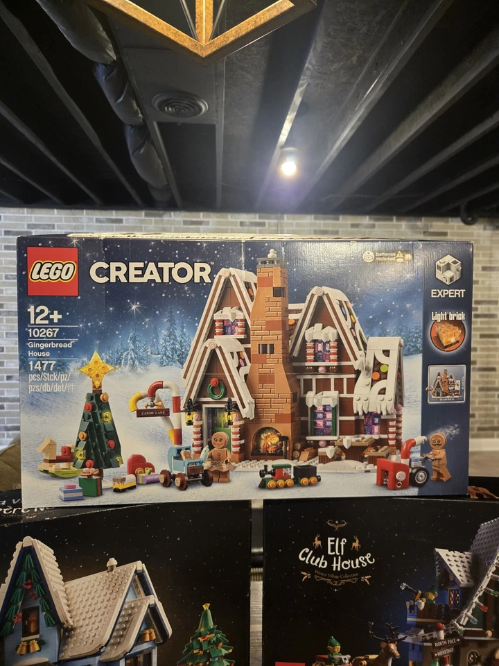 LEGO XMAS LOTE DE 3 10267 Gingerbread 10275 Elf Club House 10293 Santa’s Visit Foto 2 de 4