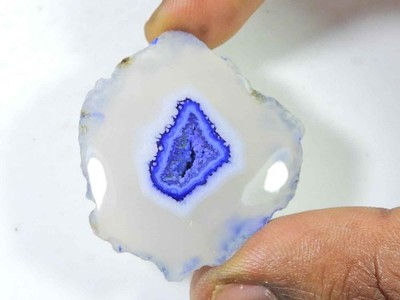 70Cts. Gefärbter Druzy Achat Fancy Heilkristall Cabs Lose Edelstein 35X35MM