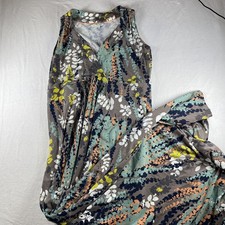 Boden Empire Waist Maxi Dress Cruise Size 14L flowy summer casual stretchy